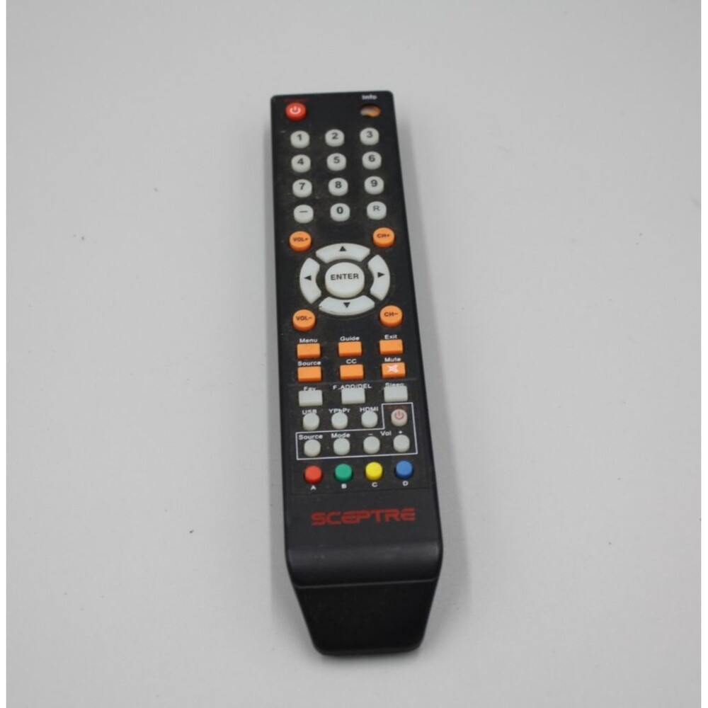 Universal Remote Control Replacment Sceptre TV LED LCD HDTV (MISSING INFO BUTTON